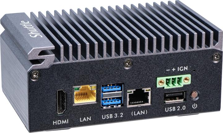 Actual product image Shuttle Barebone SPCEL03 Intel Atom x6413E 1xSODIMM max 32GB DDR4 2x2.5G LAN (Intel Atom x6413E)