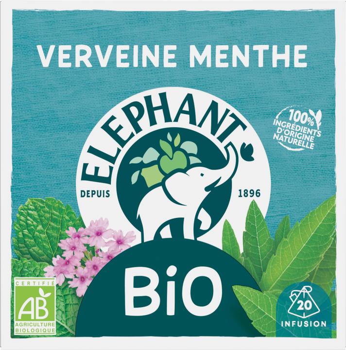 Image du produit Elephant BIO Infusion Verveine Menthe (26 g)
