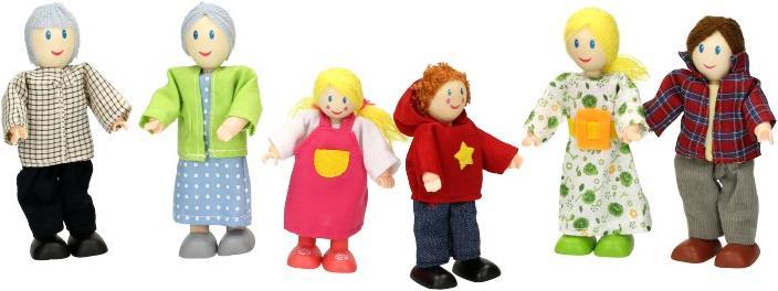 Image du produit Hape Famille de poupées couleur peau claire