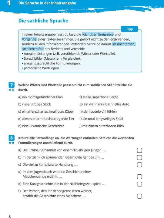 Produktbild 10-Minuten-Training Deutsch Aufsatz Inhaltsangabe 6. - 8. Klasse (Deutsch, Elke Hufnagel, 2019)