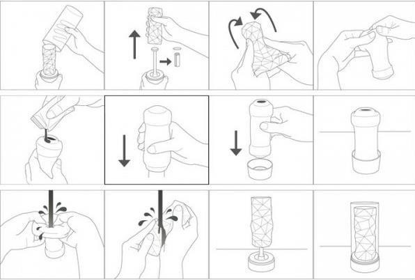 Actual product image Tenga 3D modules