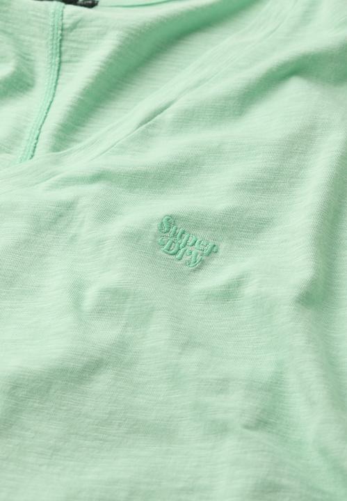 Immagine prodotto Superdry Strukturiertes T-Shirt mit V-Ausschnitt und Stickerei (10)