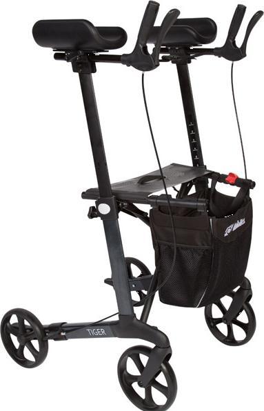 Mobilex Rollator Tiger con supporti per l'artrite dell'avambraccio