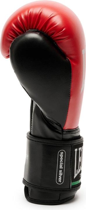 Actual product image Leone Thunder Boxing Gloves Red GN383 (18 OZ)