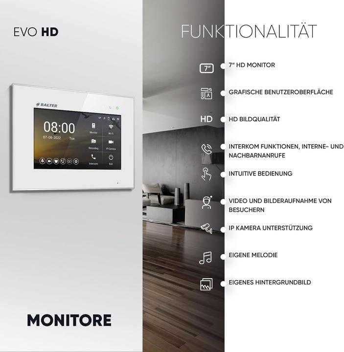 Actual product image Balter Video-Türsprechanlage mit Fingerprint