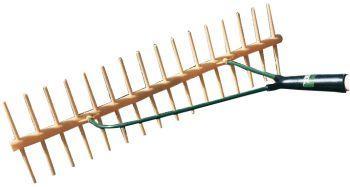 Produktbild Jost Kerbl HR 16D Kunststoff-Rechen (doppelseitig, aus Polypropylen, 16 Zinken, Stielhalter ø 27 mm