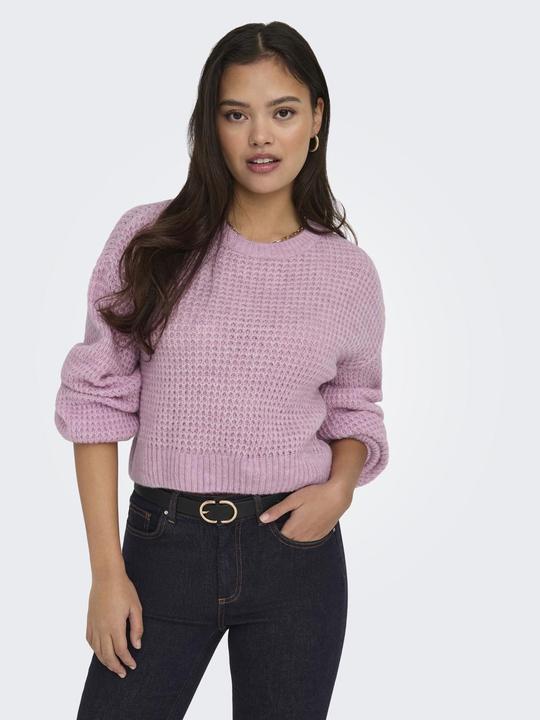 Immagine prodotto Only ONLMIKANI LS CROP STRUCTURE ONECK CC KNT Maglione lavorato a maglia (L)