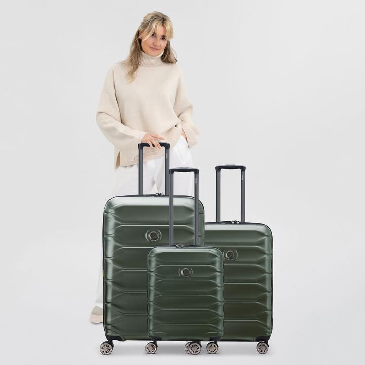 Produktbild Delsey Meteor 4 Rollen Kofferset 3-teilig mit Dehnfalte (221 l, XL (ab 115l))