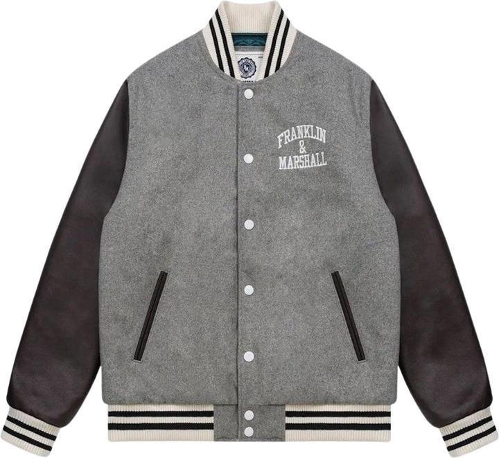 Produktbild Franklin & Marshall Jacke Bomberjacke WOOLEN MELTON mit seitlichen Eingrifftaschen (L)