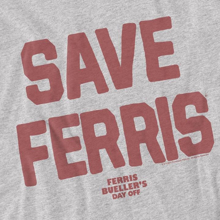 Immagine prodotto Ferris Bueller´s Day Off Ferris Bueller's Day Off Save Ferris Maglietta Uomo (4XL)