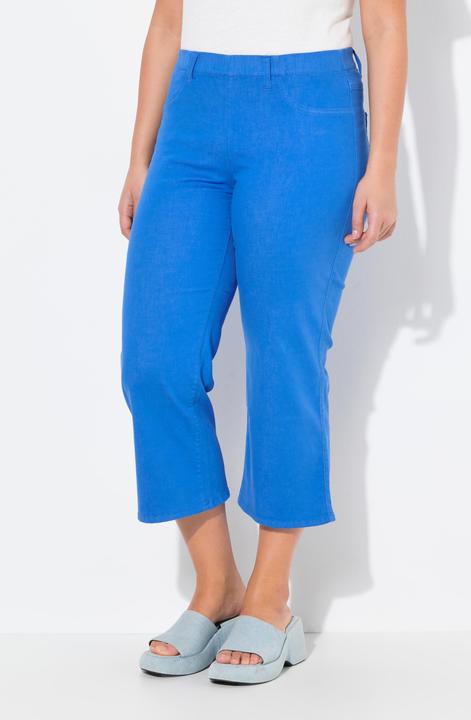 Produktbild Ulla Popken Jeansculotte Mary, weites Bein, Elastikbund (54)