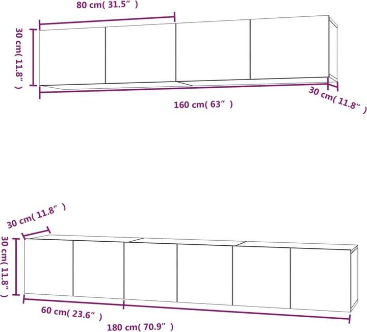 Actual product image VidaXL Fiona (60 x 30 x 30 cm)
