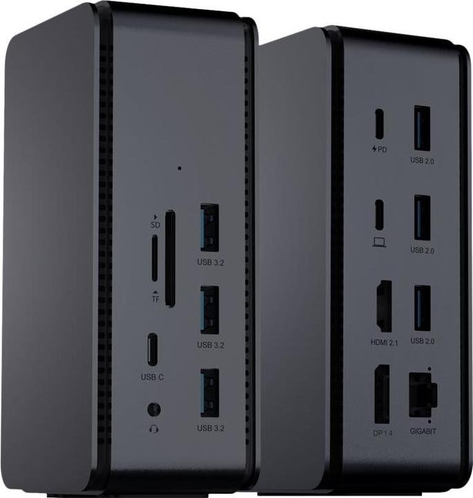ProXtend DOCK2XUSB4 (USB-C, 15 Porti)