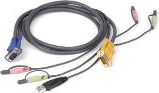 Actual product image Iogear 6 ft. USB KVM Cable for
