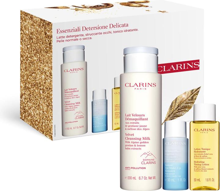 Clarins Moisturizing Cleansing Essentials (Gesichtspflege set)