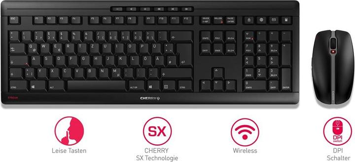 Image du produit CHERRY Stream Desktop (DE, Sans fil)