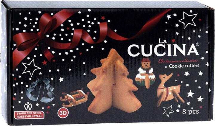 Actual product image La Cucina Protrusion set 3D Christmas cookies, 8dlg.