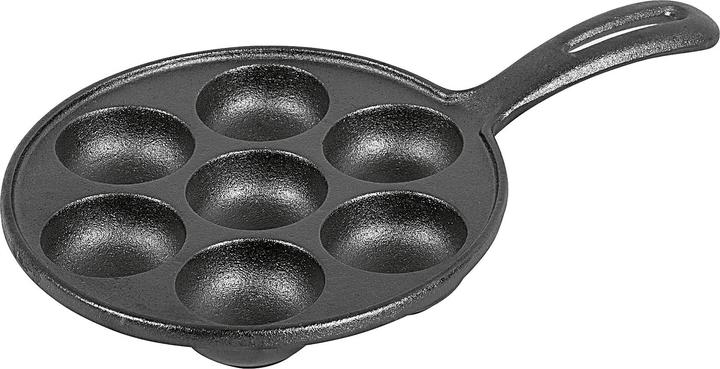 Produktbild Ronneby Bruk Krapfenpfanne (18 cm, Bratpfanne, Gusseisen)