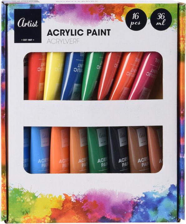 Produktbild Acrylfarbe (Multicolor, 576 ml)