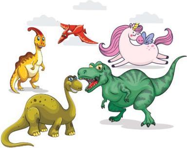CreaDiva Iron-on picture Dinos, 150mm x 150mm (1 x)