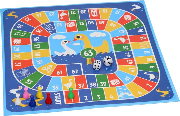 Produktbild Kinderspiel Ludo / Spiel der Gans 2in1 (Englisch)