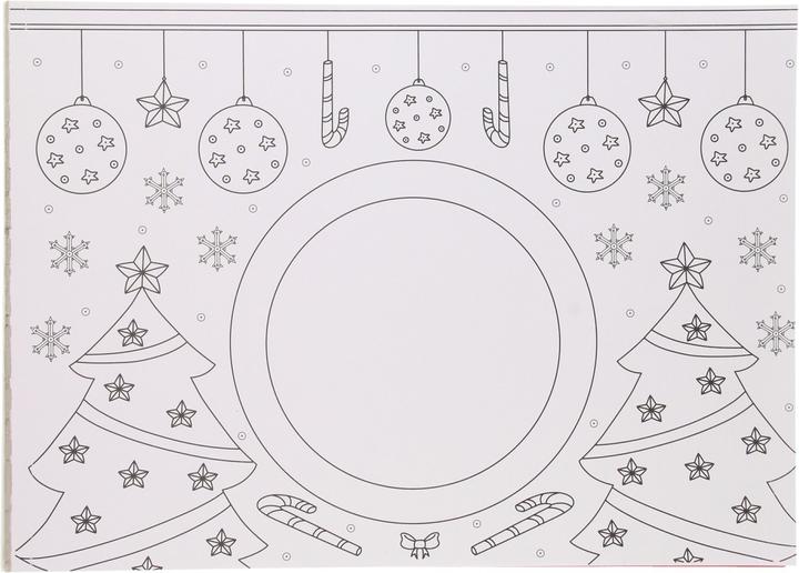 Image du produit Livre de coloriage Set de table Noël, 12 pièces (42 x 30 x 1 cm)