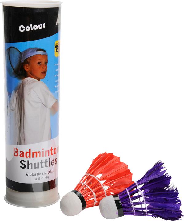 6 Feder-Shuttles im Ärmel-Farbe