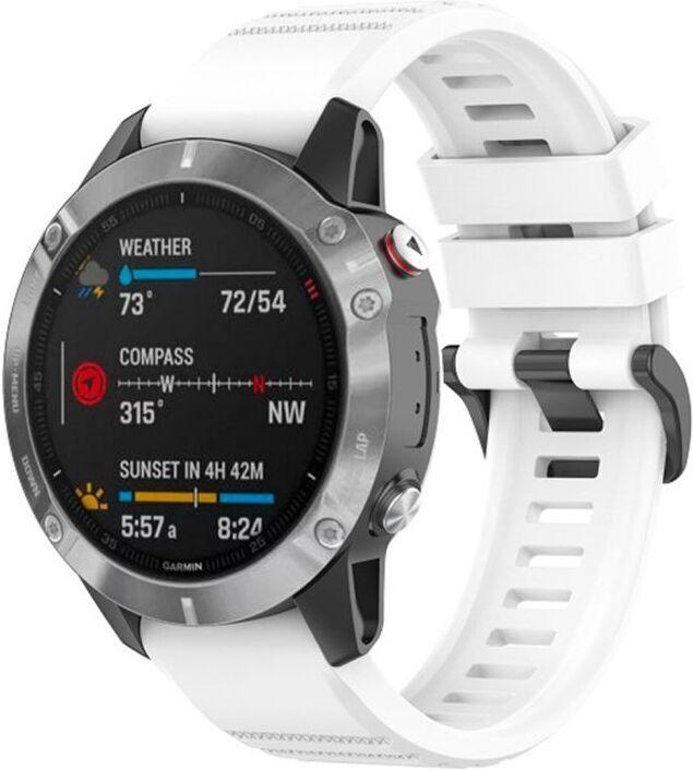 Produktbild Fixed Silikone rem til Garmin QuickFit 22 mm Hvid