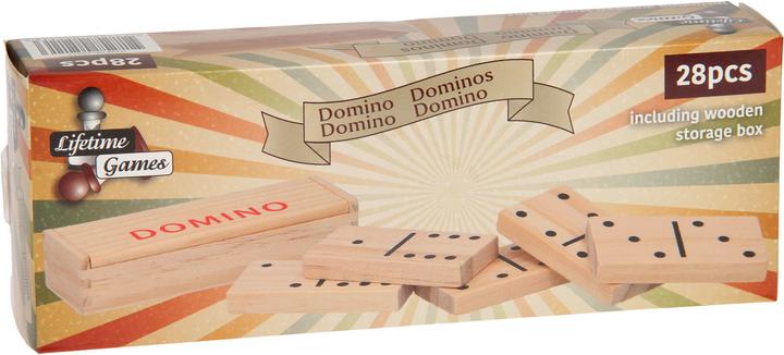 Actual product image Lifetime Games Empty wooden domino (Multilingual)