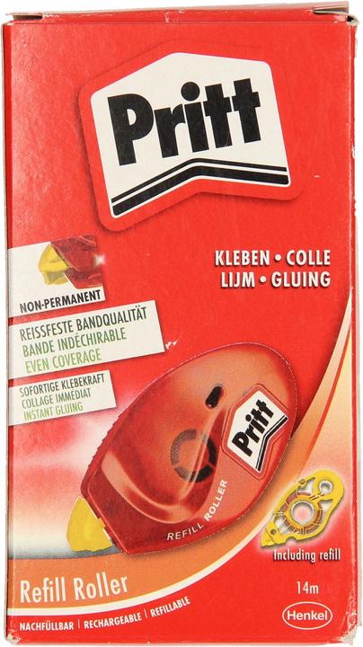 Actual product image Pritt glue roller refill pack