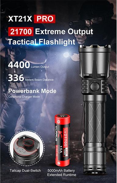 Image du produit Klarus XT21X Pro (16.10 cm, 4400 lm)
