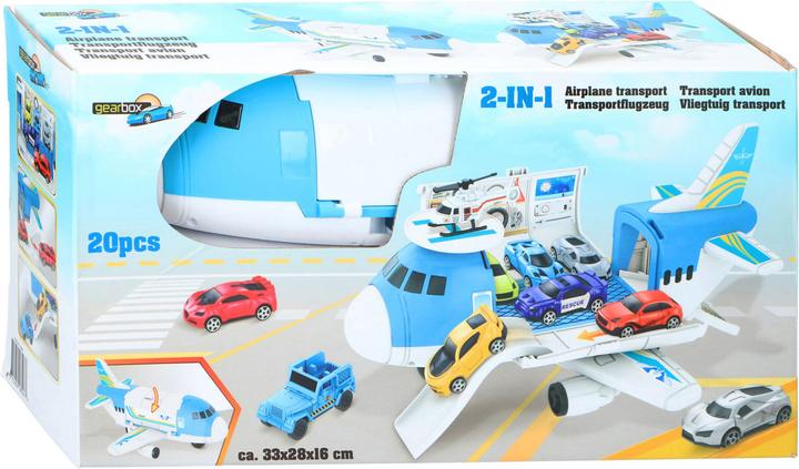Productafbeelding Gearbox Vliegtuig Auto Transport 2in1, 20st.