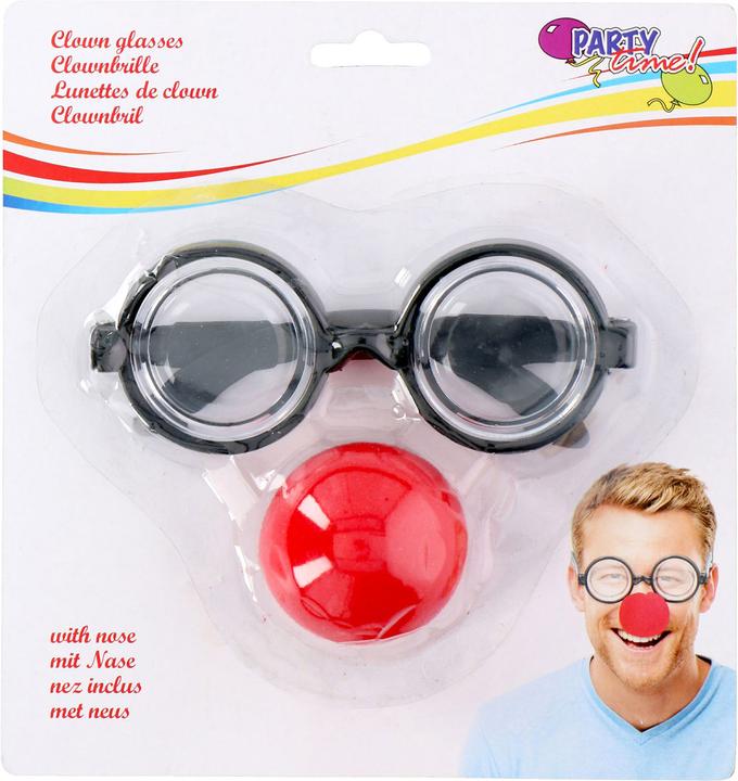 Produktbild Party Casa Clownbrille und Nase