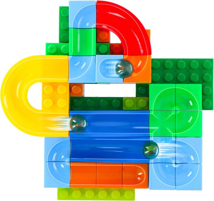 Actual product image Eddy Toys Plastic marble run marble, 98 pcs.