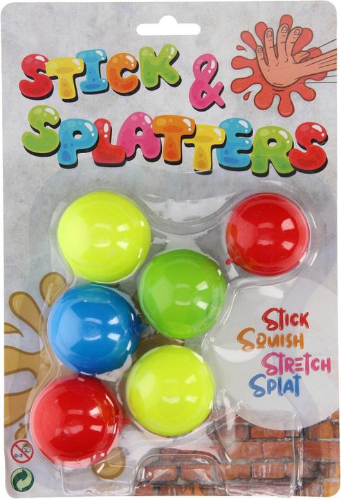 Produktbild Hipo Sticky Stretch Globbles Balls, 6 Stück