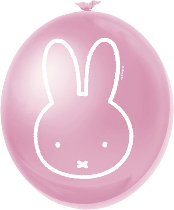 Actual product image Miffy pink balloons, 6pcs. (6 x)