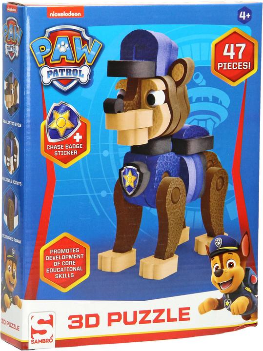 Produktbild Sambro Paw Patrol Foam Puzzle 3D - Verfolgung (48 Teile)