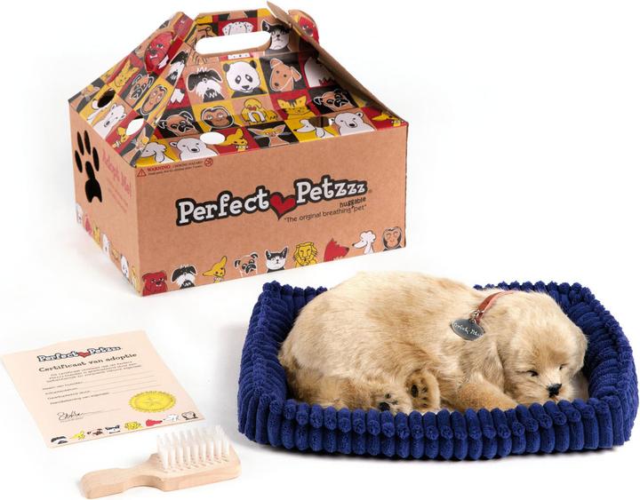 Actual product image Perfect Petzzz soft golden retriever dog (22 cm)