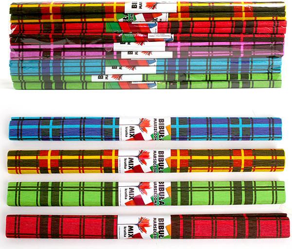 Bibula Krepp-Papier-Quadrate, 10er-Set