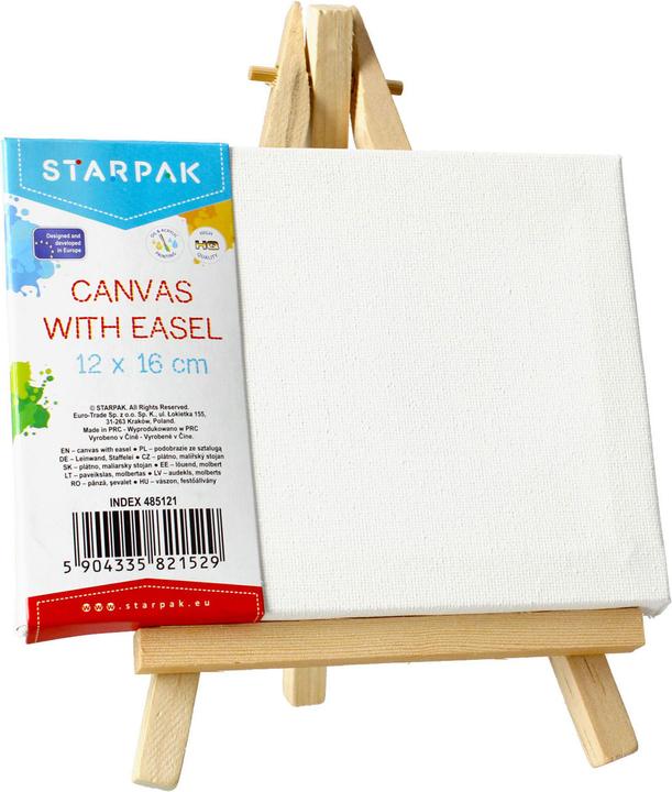 Produktbild Starpak Leinwand mit Staffelei