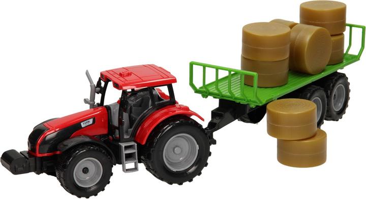 Productafbeelding Trekker met balenwagen 1:32