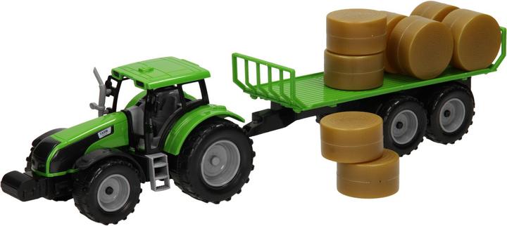 Productafbeelding Trekker met balenwagen 1:32
