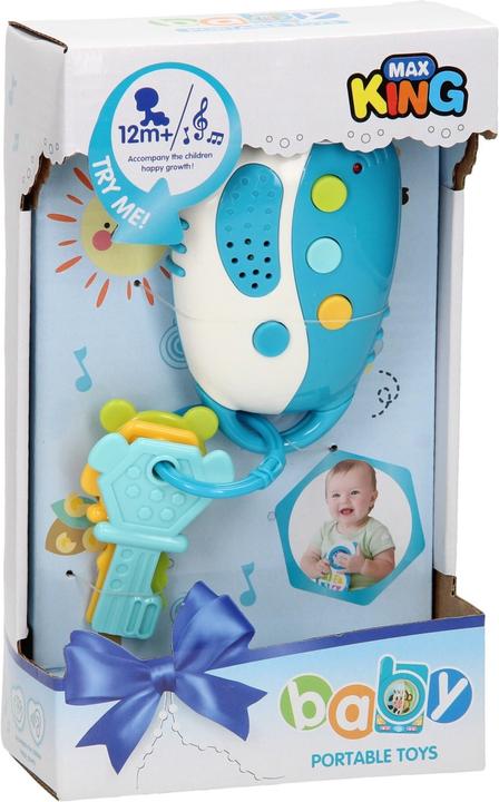 Actual product image Toddler keychain - blue