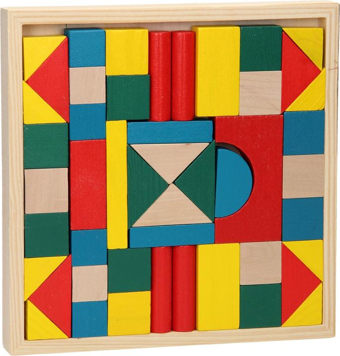 Actual product image Wooden blocks, 48 pcs.