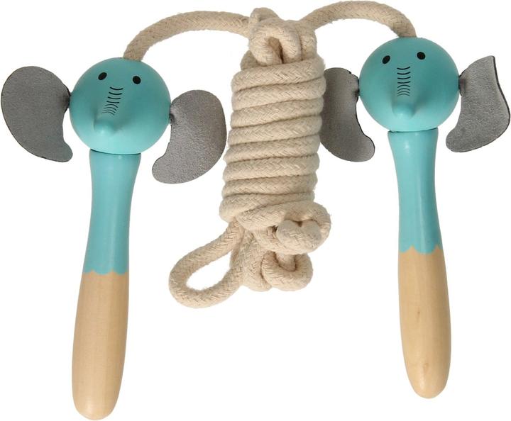 Image du produit Corde à sauter en bois animal - éléphant (200 cm)