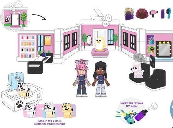 Actual product image Adopt Me Pet Salon Deluxe Playset (243-0150)