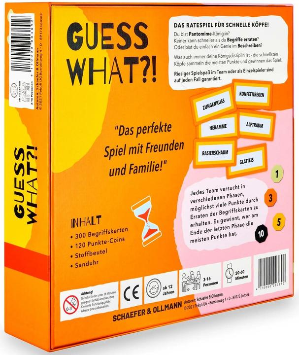 Image du produit Kampfhummel Guess What?! Jeu de devinettes, langue : allemand, catégorie (Allemand)