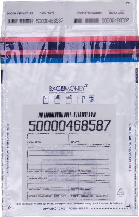 Immagine prodotto Office Products PRODOTTI PER UFFICIO Busta di sicurezza, B5, 190x260mm, 50 pezzi, trasparente (50 x)