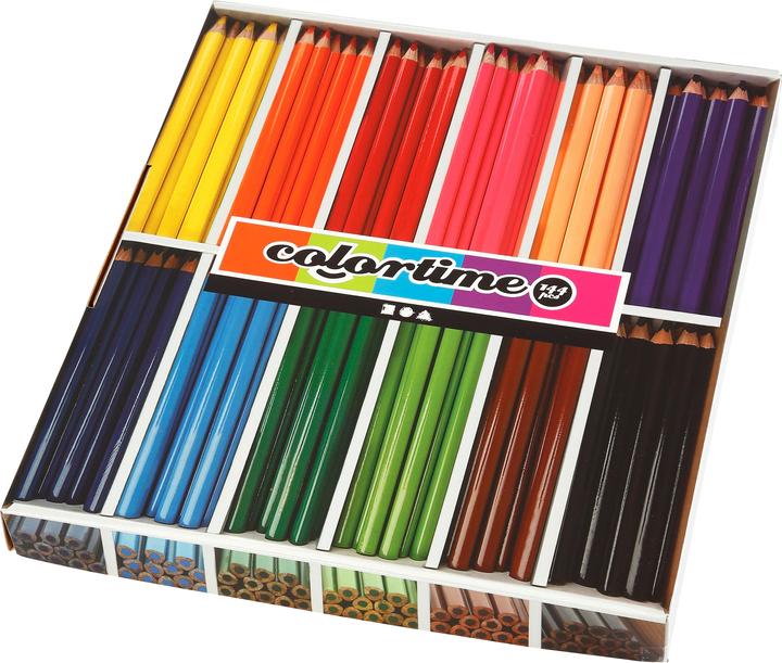 Image du produit Creativ Company Crayons de couleur Jumbo 12 x 12 pièces Multicolores (Multicolore, 144 x)