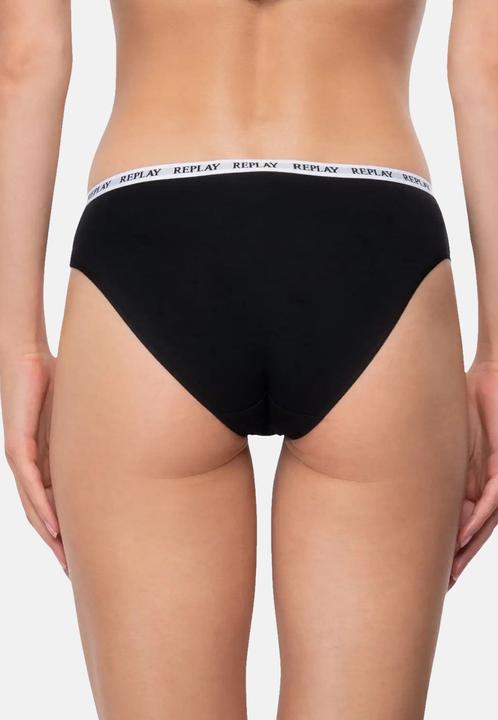 Produktbild Replay Unterhose Damen-Slip mit Logo-Bund 2er Pack (XL, 2er Pack)